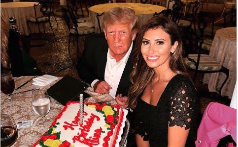 Donald Trump attended Alina Habba's birthday party earlier this year CREDIT INSTAGRAM