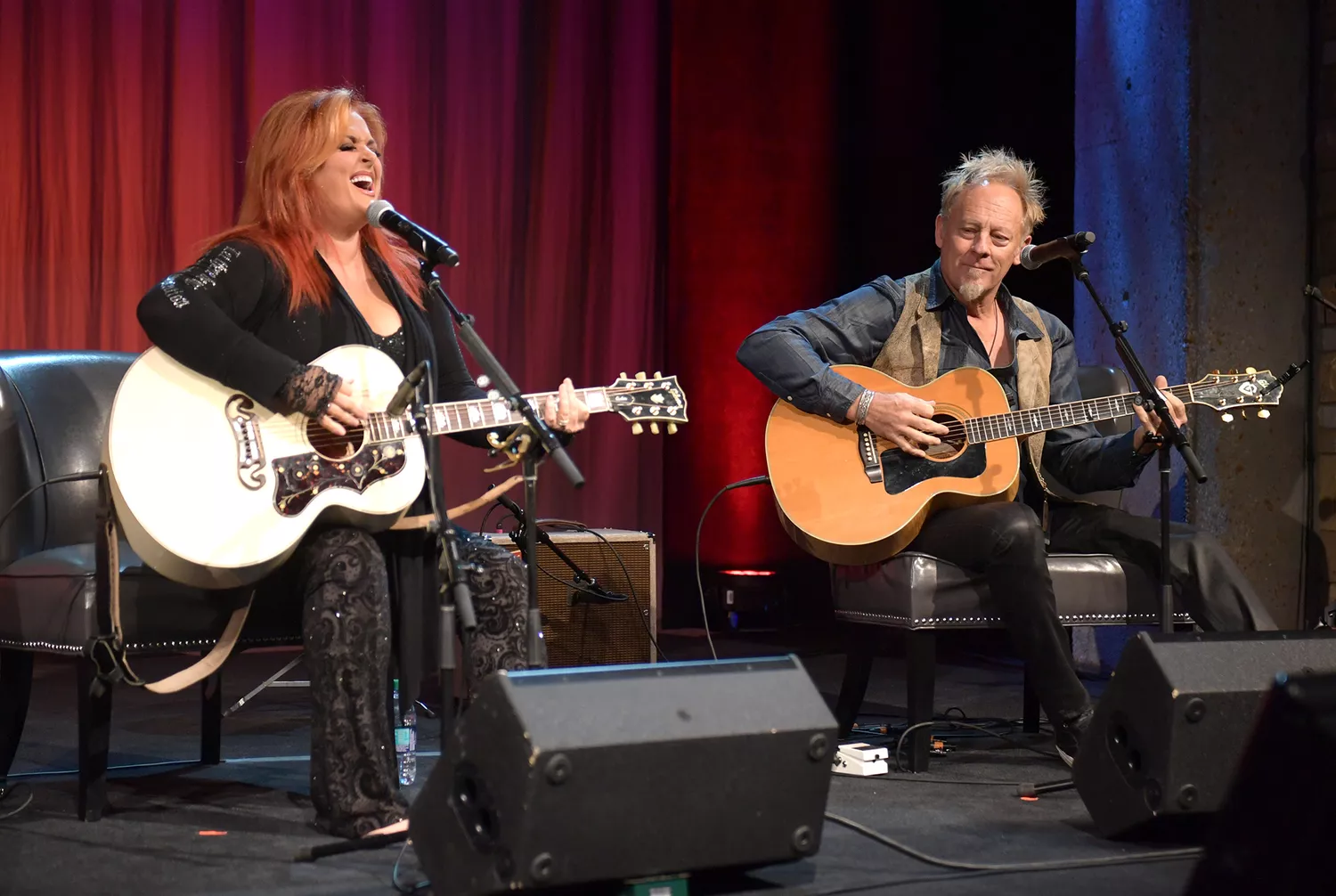 Wynonna Judd and Cactus Moser perform at the Country Music Hall of Fame and Museum in 2019. Photo Credit JASON KEMPIN/GETTY 