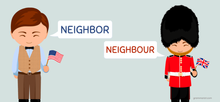 Meaning of Neighbour or Neighbor