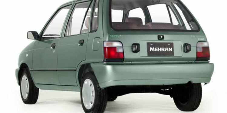 Suzuki Mehran price in Pakistan Jan 2024 update