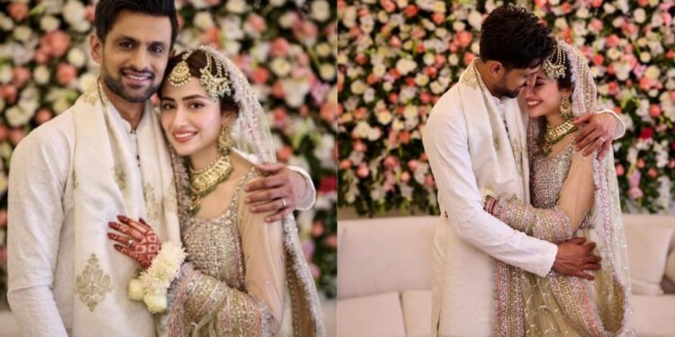 Shoaib Malik marries Pakistan actor Sana Javed amid