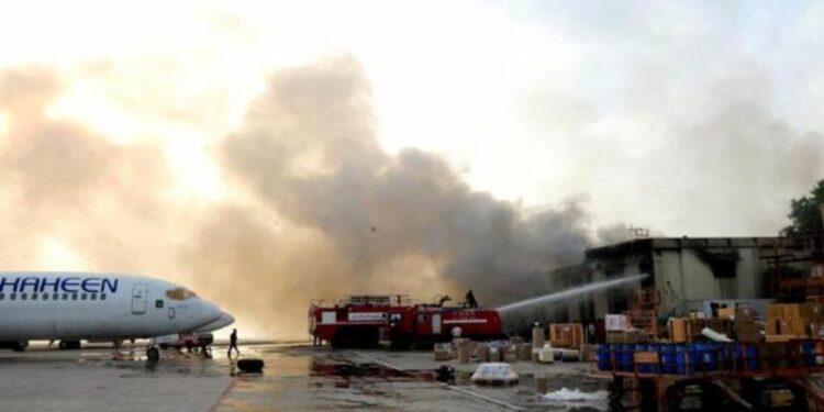 Five bodies recovered from Karachi Airport wireless gate area