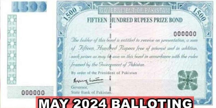 1500 Prize Bond 2024 – Check draw date and balloting in May