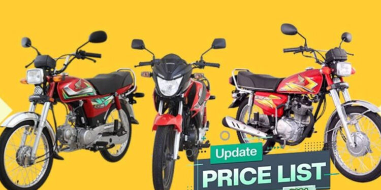 June 2024 Price Update for Honda CD 70, CG 125, Pridor and CB 150F