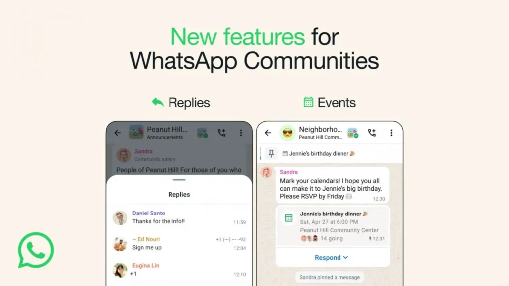 WhatsApp Launches New Feature Allowing Event Planning in Group Chats
