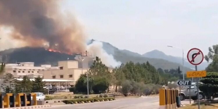 Margalla Hills Fire