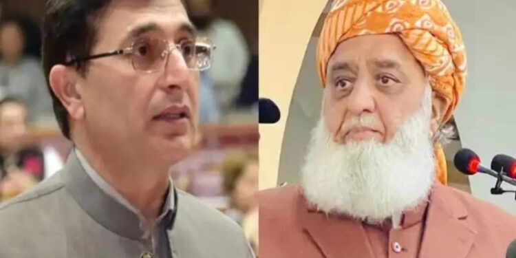 PTI applauds Maulana Fazlur Rehman’s choice to remain in the opposition