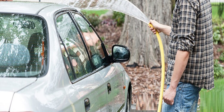 Up to 20K fine announced for washing floor, cars with water