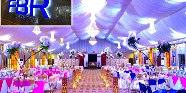 FBR has imposed withholding tax on wedding halls